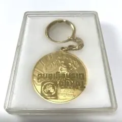 東京ディズニーランド　9thアニバーサリーメダルキーホルダー　ゴールドメダル