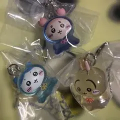 ちいかわ　めじるし　アクセサリー　ハチワレ　うさぎ　古本屋　カニちゃん