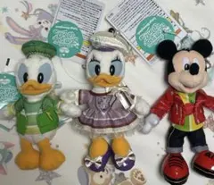 ヴァネロペ　パルパルーザ　ドナルド　デイジー　ミッキー　ぬいぐるみバッジ