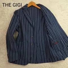 美品 THE GIGI リネン混 シアサッカー テーラードジャケット サイズMのサムネイル