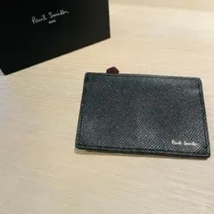 新品　ポールスミス　パスケース 名刺入れ カードケース　コインケース　ブラック
