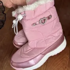 Angel fit女の子スノーブーツ　 子供用スノーブーツ　24cm