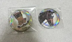 メイケイエール 白気一族　缶バッジ 2点セット