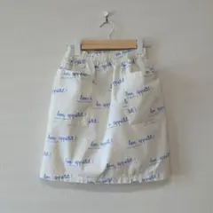 tiny cottons タイニーコットンズ ロゴスカート4y