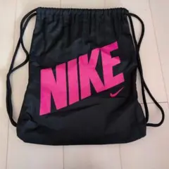 NIKE ドローストリングバッグ ブラック/ピンク