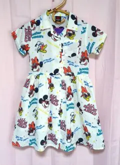 BABYDOLLベビードールDisney女の子130㎝半袖ワンピース新品　春夏