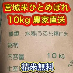 宮城米ひとめぼれ　10kg 農家直送のサムネイル