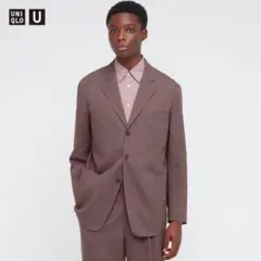 UNIQLO U 2021ss ピンクブラウンセットアップ