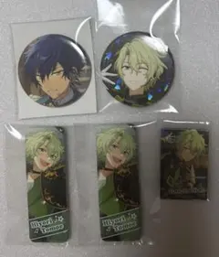 巴日和　漣ジュン　缶バッジ5点