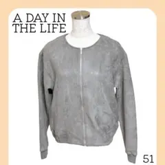 アデイインザライフ　スエード調　ブルゾン　シンプル　ユナイテッドアローズ