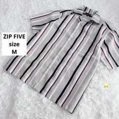 【ZIP FIVE】オープンカラーシャツ / 半袖 開襟シャツ リラックス/Mのサムネイル