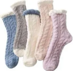 可愛い❣️暖かい✨️靴下 もこもこ ルームソックス 冷え性対策 保温 防寒