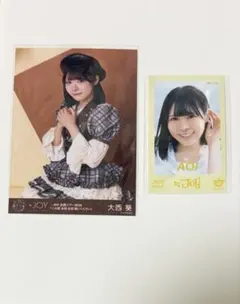 ≒JOY ニアジョイ 大西葵 チェキ 直筆 - メルカリ