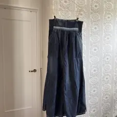 ANTGAUGE ダークデニム キャミワンピース　ロング　ヴィンテージ風