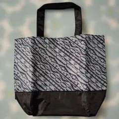 ロゴ入りナイロントートバッグ ブルー/ネイビー