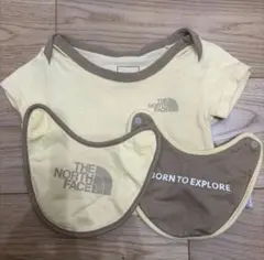 THE NORTH FACEロンパース80cm スタイ２枚セット