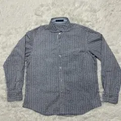 23区 HOMME ニジュウサンク 長袖シャツ ストライプ 青 ドット柄 花柄