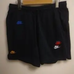 Nike ロゴ刺繍 ショートパンツ 黒股下17㎝