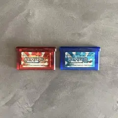【動作確認済み】ポケットモンスター ルビー・サファイア 赤 青 セット