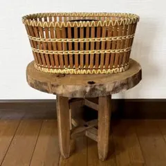 B-3　竹製の花籠　竹花篮　bamboo flower basket