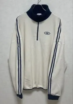 MSGオーバーサイズハーフジップスフリースプルオーバー　 L