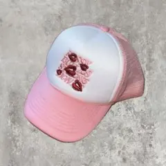 ラロパ メッシュキャップ ピンク Y2K