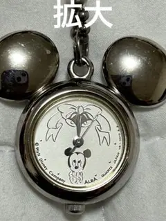 ミッキーマウス型時計 ペンダント型SEIKO ALBA レア物