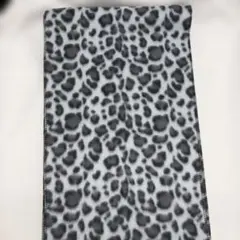 レオパード柄フリースマフラー