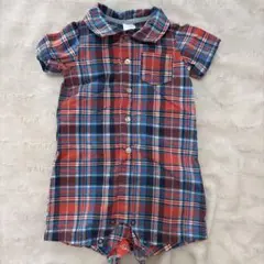carter's チェックシャツ　カバーオール　ベビー服