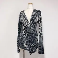 y2k 00s 90s WILD PARTYレオパードカーディガン サイズ1