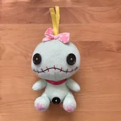 スティッチ スクランプ ぬいぐるみ レトロ マフラー クリスマス