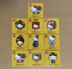 ヤマト運輸♡ハローキティ50周年ステッカー 10枚セット