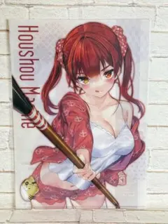ホロライブ 郵便局限定 潤羽るしあ＆宝鐘マリン A4クリアファイル2枚セット