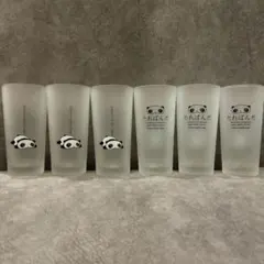 【未使用】たれぱんだ グラス 6個セット　SAN-X　ペアグラス　平成レトロ