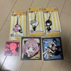 SPY×FAMILY 一番くじ　ラバーストラップ　色紙 まとめ売り
