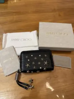 JIMMY CHOO ジミーチュウ コインケース スタースタッズ ブラックのサムネイル
