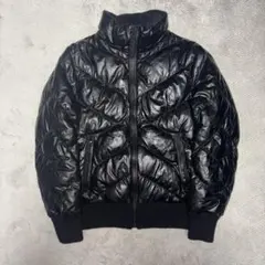 00s OLD UNIQLO 光沢ダウンジャケット 短丈 Y2K
