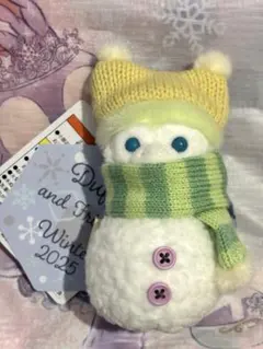 オルメル 雪だるまのぬいぐるみチャーム シークレットオブスノーウィーデイ