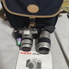 PENTAX MZ-30 フィルム一眼レフカメラ レンズ2本付のサムネイル