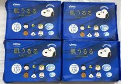 Kleenex 肌うるる スヌーピー ポケットティッシュ 4個