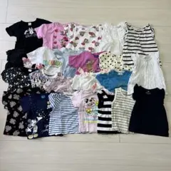 Tシャツ ベビー服 まとめ売り 保育園着 プティマイン ベビー90 女の子