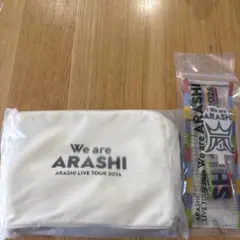 嵐 We are ARASHI ポーチ フォンタブストラップ コースター - メルカリ