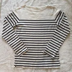 無印良品　ボーダーカットソー　長袖　Lサイズ