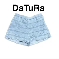 DaTuRa デニムショートパンツ
