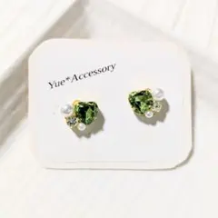 S-345　ハンドメイド☆ビジューピアス／イヤリング