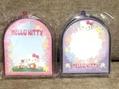 サンリオ ハローキティ メモ ダイカット ケース 入り　フラワー　1999のサムネイル