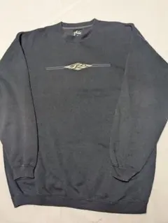 90s RUSTY ラスティー クルーネックスウェット バックプリント ブラックのサムネイル