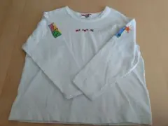 mikihouse　長袖　Tシャツ　白