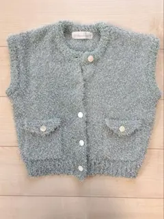 31 Sons de mode ラメツイーディーベスト （グリーン）