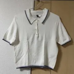 H&M 半袖ニットポロシャツのサムネイル